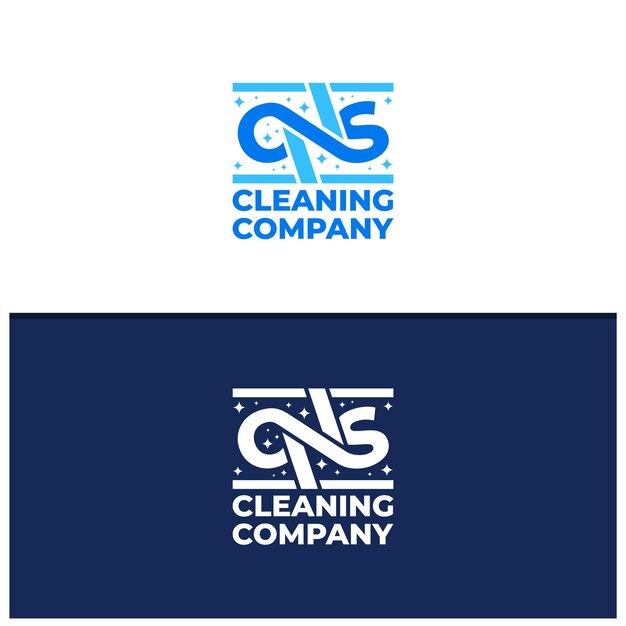 La última plantilla de vector de logotipo CNS Conceptos creativos de diseño de logotipo CNS