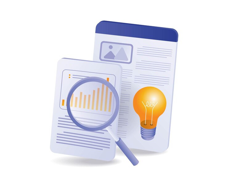 Vector últimas ideas de información empresarial.