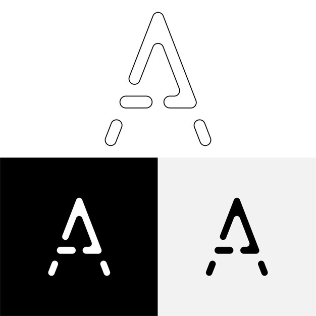 Un último diseño de logotipo creativo Logotipo creativo de vector premium Logotipo de ilustración vectorial Logotipo de letra