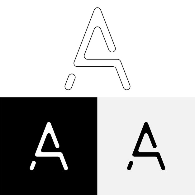 Un último diseño de logotipo creativo Logotipo creativo de vector premium Logotipo de ilustración vectorial Logotipo de letra