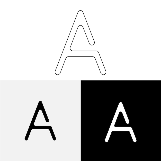 Un último diseño de logotipo creativo Logotipo creativo de vector premium Logotipo de ilustración vectorial Logotipo de letra