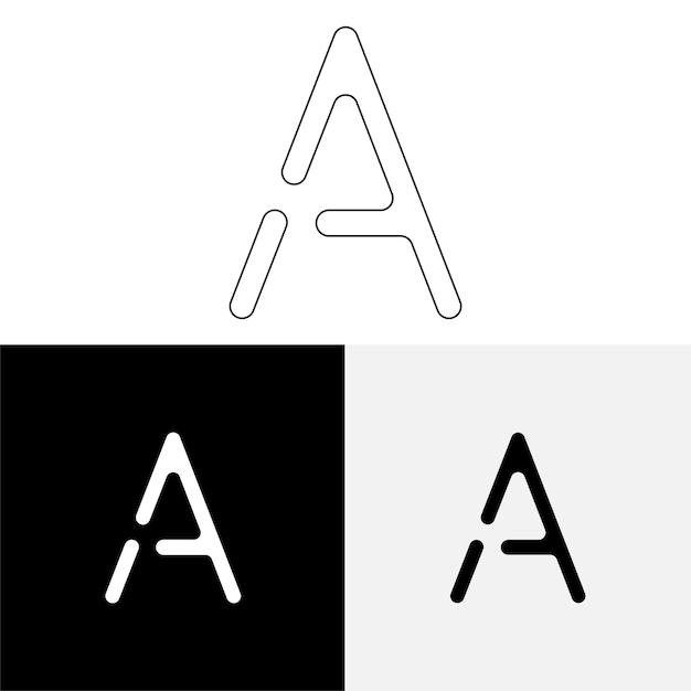 Un último diseño de logotipo creativo Logotipo creativo de vector premium Logotipo de ilustración vectorial Logotipo de letra