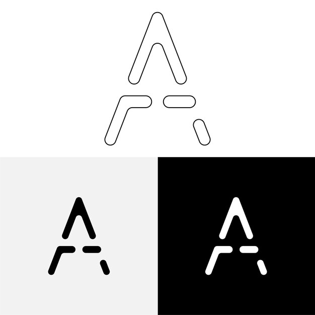 Un último diseño de logotipo creativo Logotipo creativo de vector premium Logotipo de ilustración vectorial Logotipo de letra