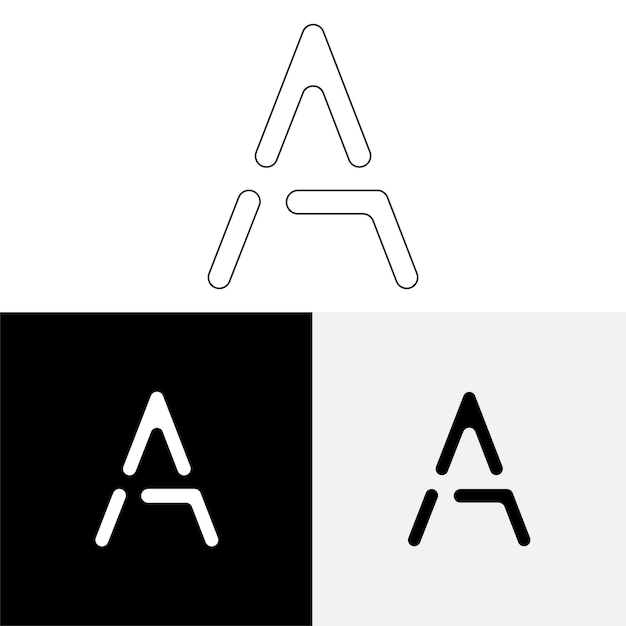 Un último diseño de logotipo creativo Logotipo creativo de vector premium Logotipo de ilustración vectorial Logotipo de letra