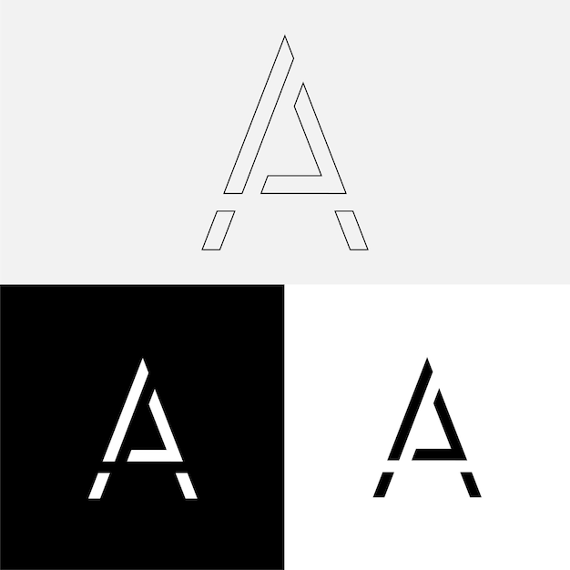 Un último diseño de logotipo creativo Logotipo creativo de vector premium Logotipo de ilustración vectorial Logotipo de letra