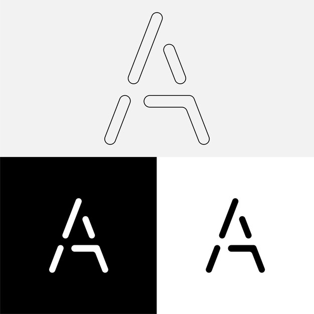 Un último diseño de logotipo creativo Logotipo creativo de vector premium Logotipo de ilustración vectorial Logotipo de letra