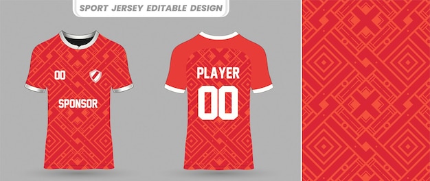 Último diseño único de camiseta de jersey deportivo para imprimir