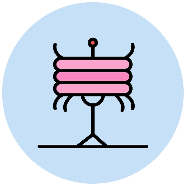 Umbrella Swift imagen vectorial de icono Se puede usar para Art and Craft Supplies
