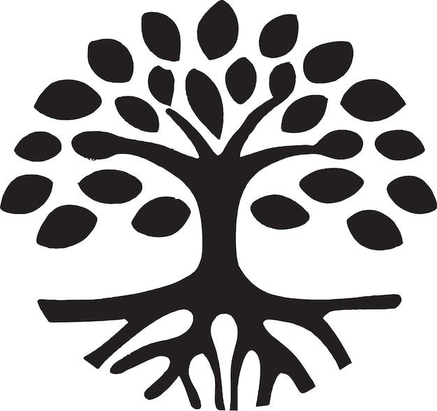 Únase a las manos para un mañana más verde Tree Plantation Vector Logo Design
