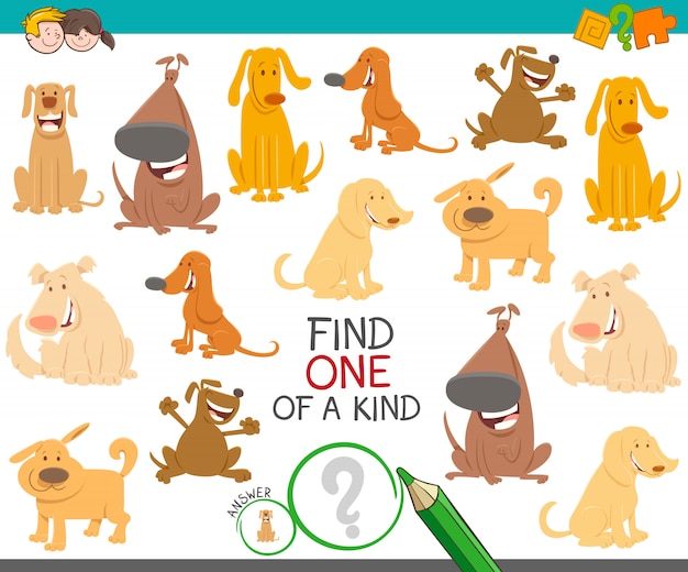 Único juego educativo con perros