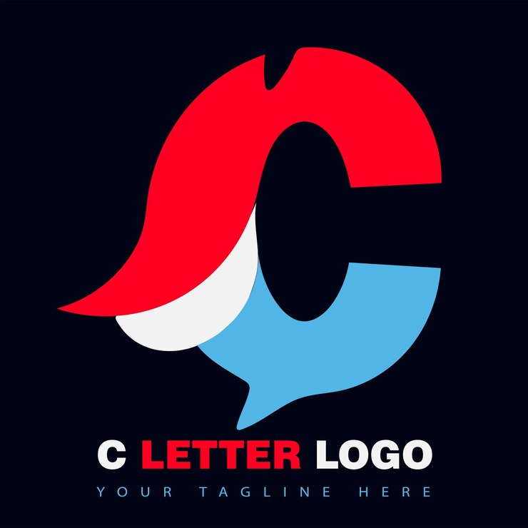 Único mejor símbolo creativo elegante letra C logotipo de negocio vectorial