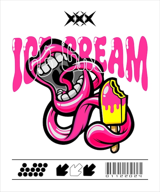 un unicornio rosa con una cara rosa y amarilla y un fondo rosa y negro