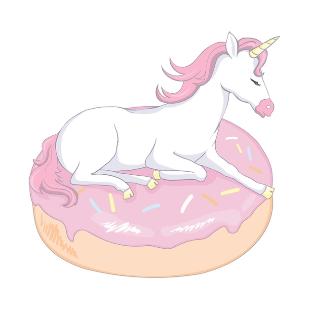 El unicornio en una rosquilla