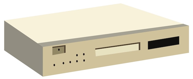 Unidad de CD de computadora antigua