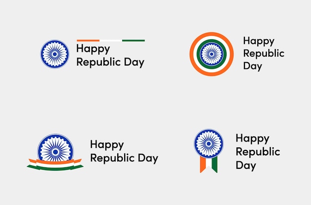 Unidad de diseño de saludos del Día de la República de la India