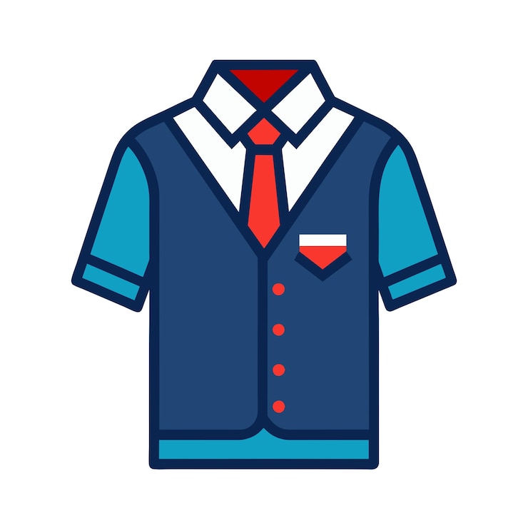 Vector uniforme escolar