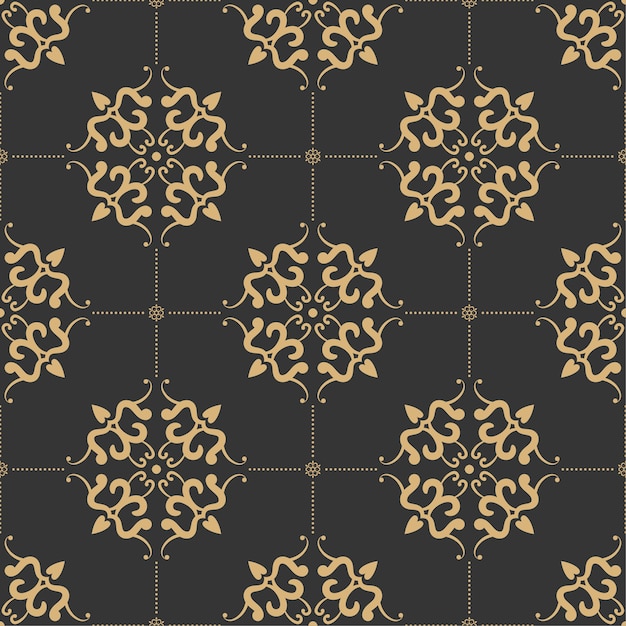 Unique vintage luxury seamless pattern design