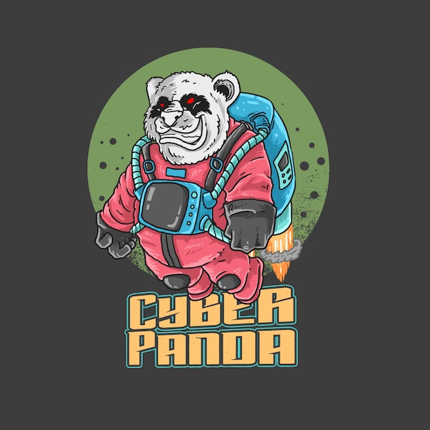 Universo astronauta panda