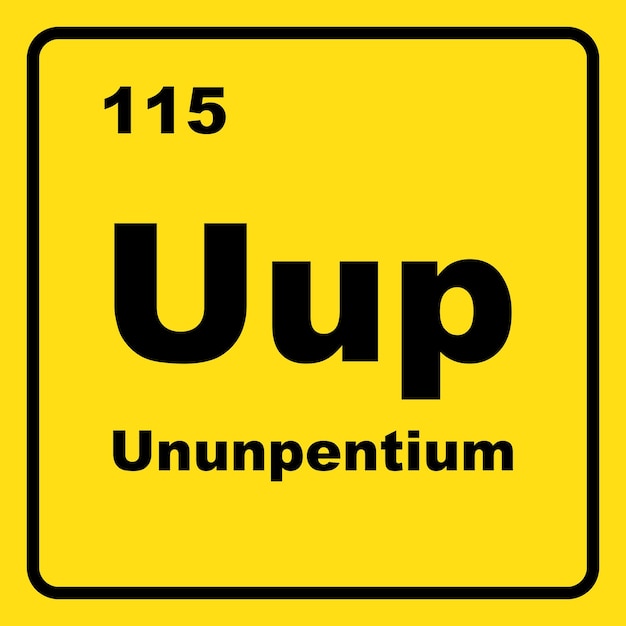 Ununpentium química iconoelemento químico en la tabla periódica