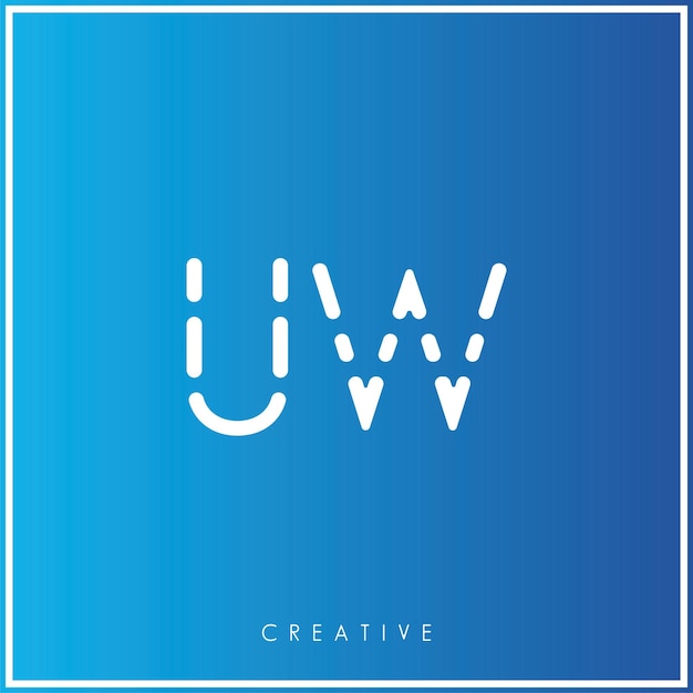 UPremium Vector Latter Diseño de logotipo Ilustración de logotipo minimalista Diseño gráfico Diseño de monograma