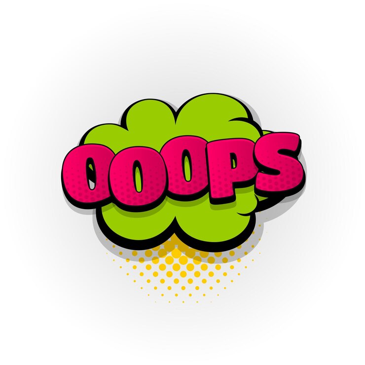Vector ups ouch efectos de texto de cómic plantilla cómics bocadillo de semitono estilo pop art