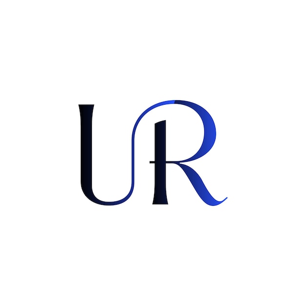 UR Creative modern minimalist timeless negative space logo design