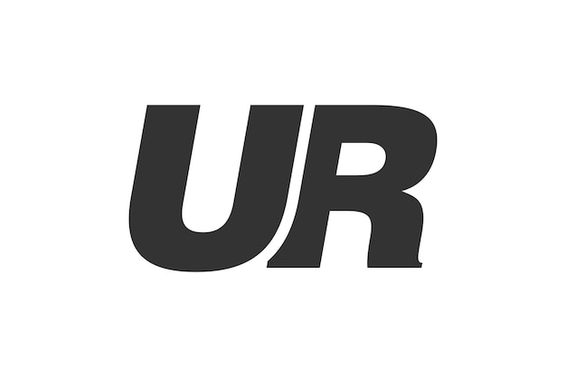 UR Techno Editable Font Logo para marca corporativa Diseño futurista audaz con ideas tipográficas únicas Tipo personalizado mínimo y letra dinámica