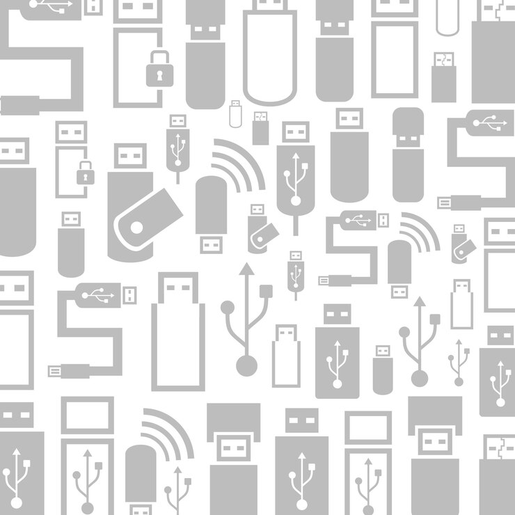Vector usb un fondo