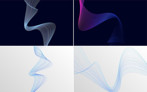Use este paquete de fondo vectorial para crear una presentación elegante y profesional