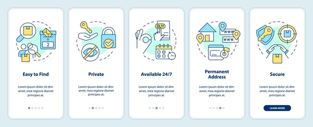 El uso de apartados postales beneficia la incorporación de la pantalla de la aplicación móvil