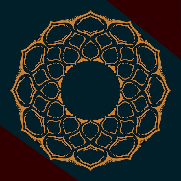 Vector el uso de luxury mandala design puede ser cualquier portada de libro y cualquier producto.