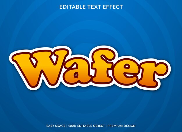 uso de plantilla de efecto de texto editable de suerte para el logotipo y la marca de la empresa