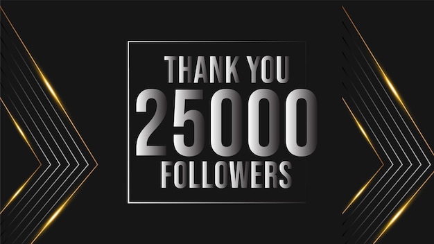 usuario Gracias celebrar de 25000 suscriptores y seguidores. 25k seguidores gracias