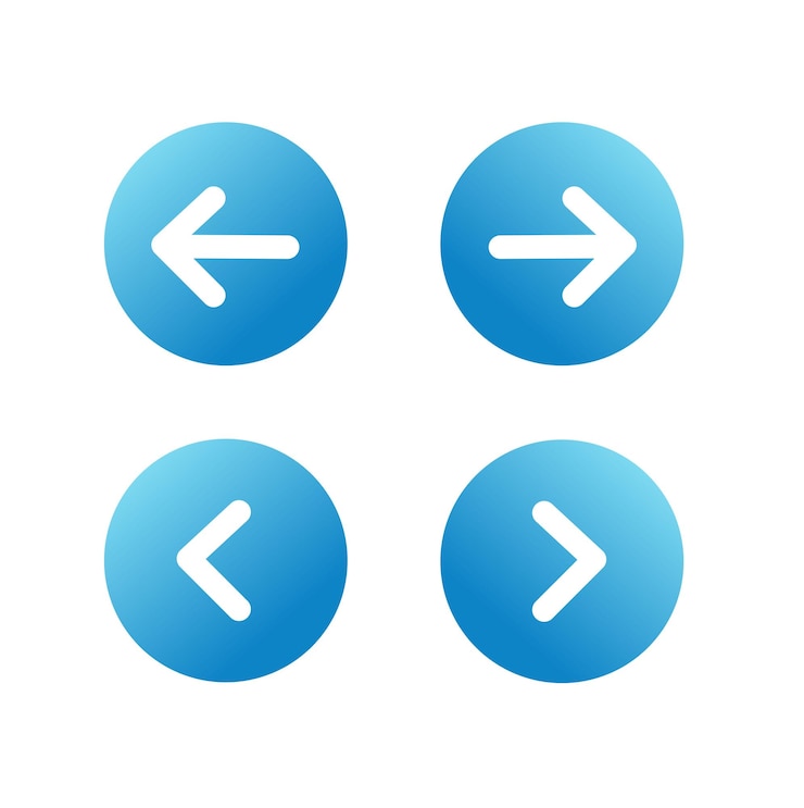 Vector usuario de icono de botón atrás para interfaz de usuario, ui-ux