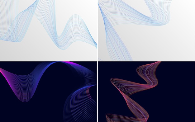 Utilice este paquete de fondo vectorial para crear una presentación llamativa