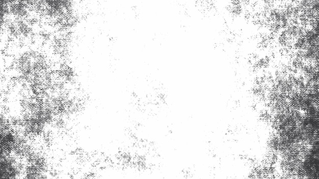 Utilización de efecto de pantalla de partículas de polvo y textura de granos de polvo abstractos en fondo blanco para grunge back