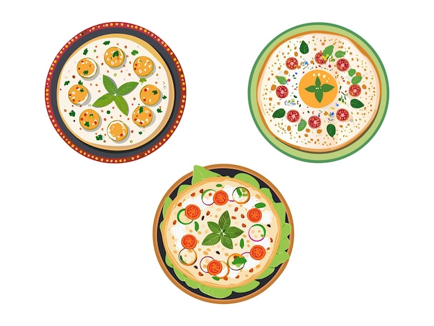Uttapam panqueque sabroso
