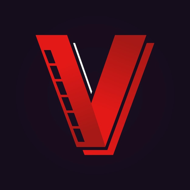 V logo