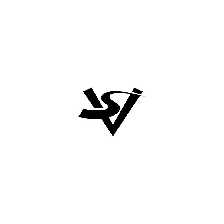 Vector v logotipo de la carretera