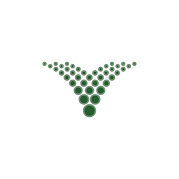 Vector v el logotipo
