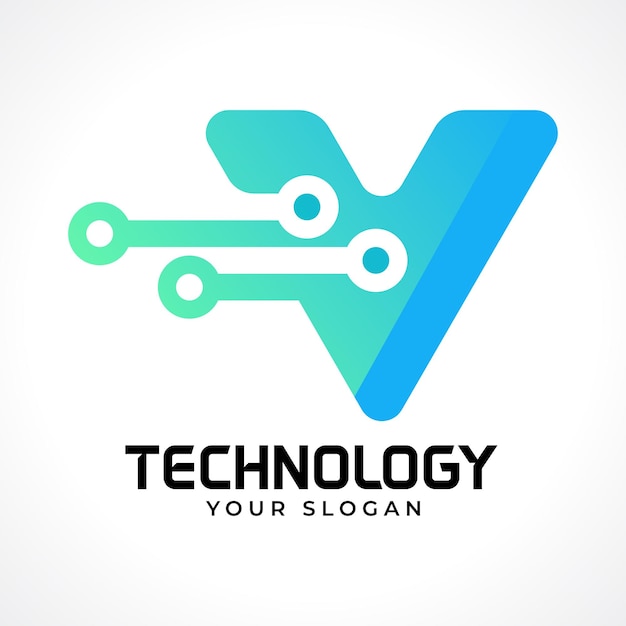v tech technology logo