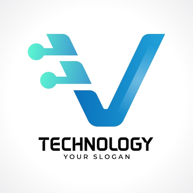 v tech technology logo
