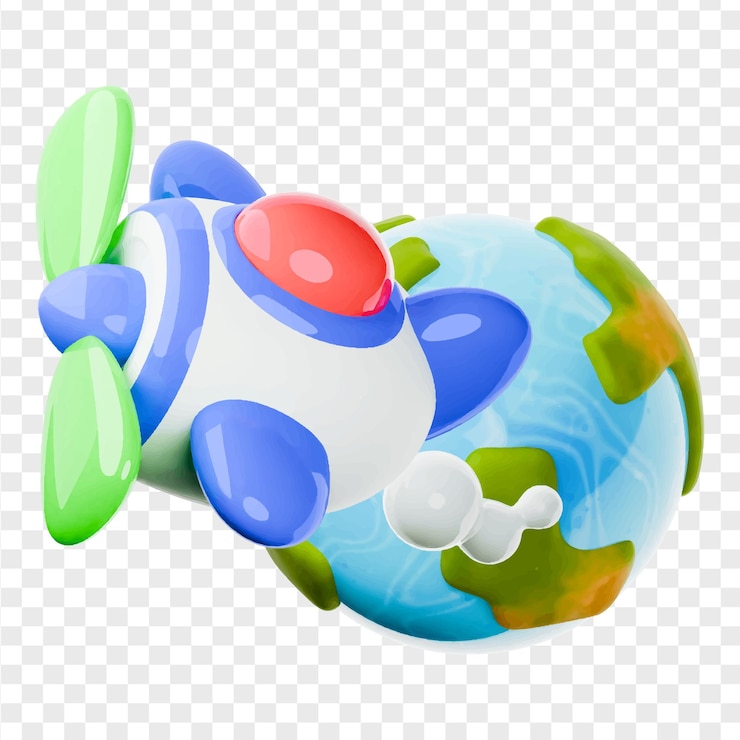 Vector las vacaciones y la playa de verano 3d icono render clipart adecuado para el tema de las vacaciones de verano