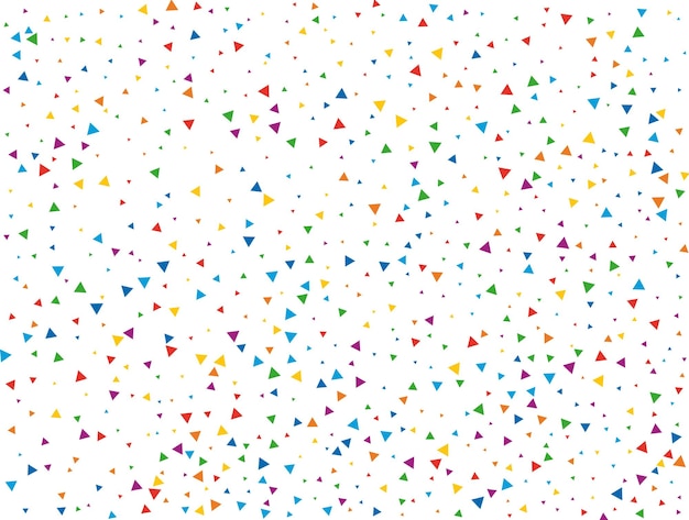 Vacaciones Triangular Confeti Luz Arco iris brillo confeti fondo Color textura festiva