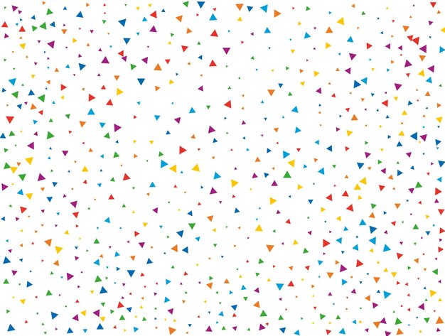 Vacaciones Triangular Confeti Luz Arco iris brillo confeti fondo Color textura festiva