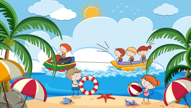 Vacaciones de verano con actividades para niños