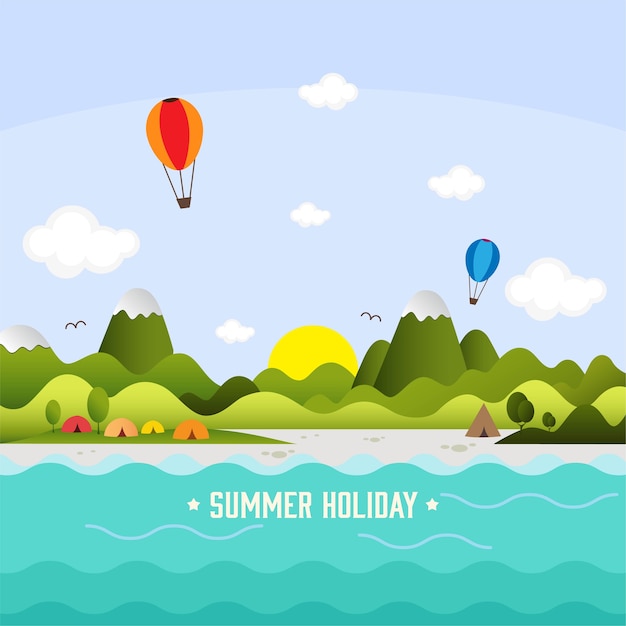Vacaciones de verano en la playa