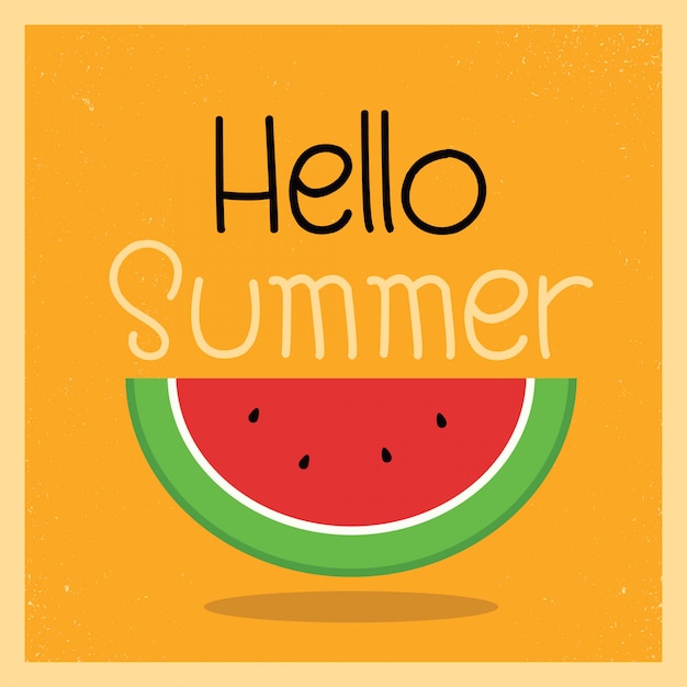 Vacaciones de verano Time Retro Square Card