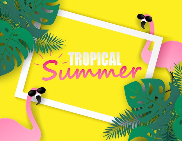 Vacaciones de verano tropical