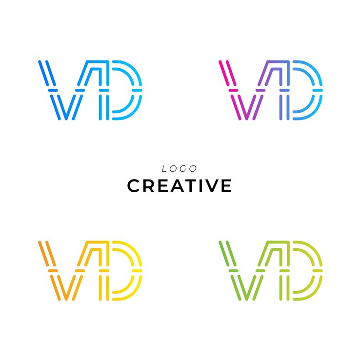 Vector vad vd creative latter logo design branding logo design creative logo logo de la empresa logo de la marca vad creative latter logo es el logotipo de la empresa vad y se encuentra en el sitio web de vad.